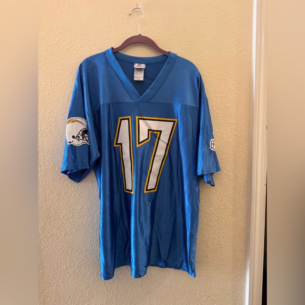 San Diego Chargers - Philip Rivers vintage NFL Blue and Gold Football Jersey
